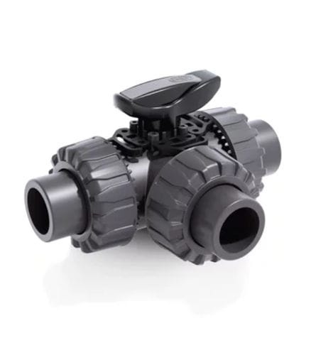 ボールバルブ - LKDAV - DUAL BLOCK® - FIP - Formatura Iniezione Polimeri - レバー / 撹拌 / 水
