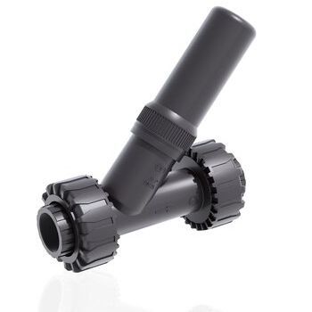 アングル シート圧力リリーフ弁 - SVUFV series - FIP - Formatura Iniezione Polimeri - 水用 / PVC / ピストン式