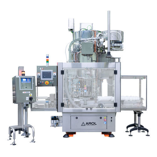 ロータリースクリューキャッピング機 - EQUATORQUE PK - AROL Closure systems - 無菌 / 自動 / プラスチックスクリューキャップ用