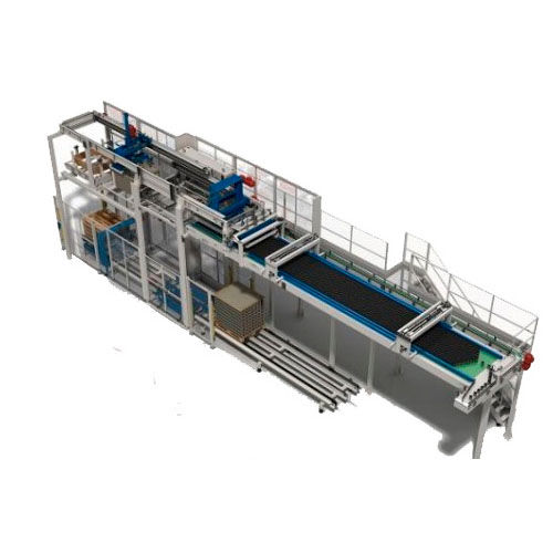 積み付けタイプパレタイザー - UNIVERSAL AP EC 60 series - CLEVERTECH - 高床式 / 缶用 / 自動