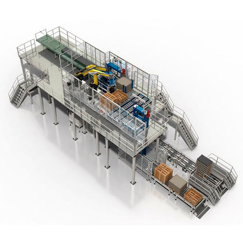 積み付けタイプパレット開梱 - RAD EC/FC TORPEDO Series - CLEVERTECH - ロボット式 / 食品および飲料産業用 / 空箱用
