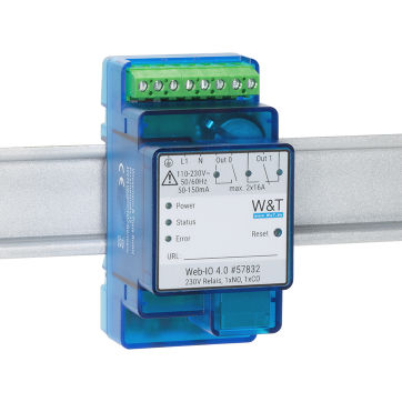 デジタル出力モジュール - 57832 - Wiesemann & Theis - Modbus TCP / リレー出力機能付 / ネットワーク