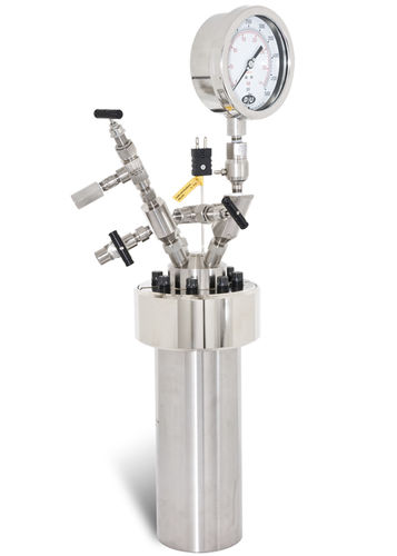 金属製タンク - Series 4625 High Pressure Vessels, 600-1200 mL - Parr Instrument Company - 実験用 / 高圧 / 縦型