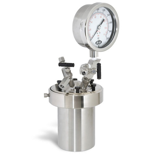 金属製タンク - Series 4600 1 & 2 L Pressure Vessel Systems - Parr Instrument Company - 高圧 / 縦型