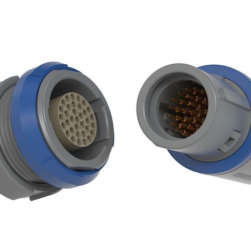 電源コネクター - REDEL 2P - LEMO - 高電圧 / プラスチック製 / 医療用途