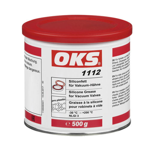 潤滑グリース - 1112  - OKS Spezialschmierstoffe GmbH - シリコン / バルブ用 / 化学工業用