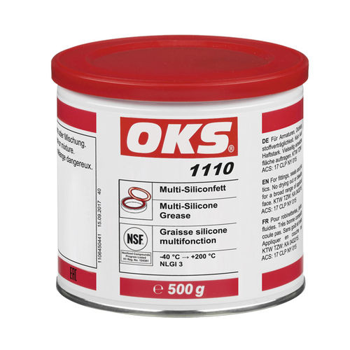 潤滑グリース - 1110 - OKS Spezialschmierstoffe GmbH - シリコン / バルブ用 / 継手用