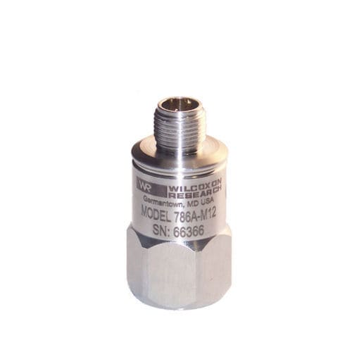 本質安全加速度センサ - 786A-M12-IS - Wilcoxon Sensing Technologies - IEPE / 頑丈 / 感度