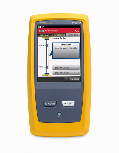 イーサネット ネットワーク試験機 - DSX2-5-IE-K1 - Fluke Networks - ケーブル / 工業用 / 診断