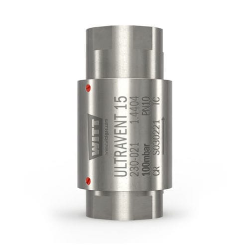 ガス圧力リリーフ弁 - ULTRAVENT - WITT-Gasetechnik - DIN / 調整 / タンク用