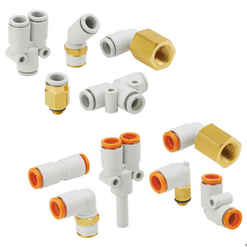 油圧式接続部品 - KQ2 series - SMC PNEUMATIC - ねじ込み / T / エルボ