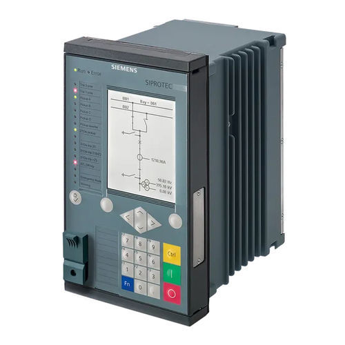 差動リレー - SIPROTEC 7SD82 - SIEMENS Energy automation and smart grid - 電圧 / 送電線用 / パネル取り付け用