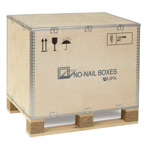 使い捨てパレットボックス - ISIBOX 66 - NO-NAIL BOXES - ベニヤ板 / 貯蔵用 / 輸送用