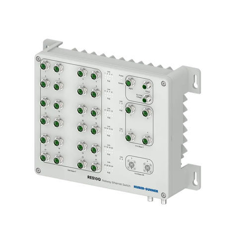 管理型イーサネットスイッチ - RES10G-2804-2SR-26P - HUBER+SUHNER/フーバー - 30ポート / レベル 2 / レベル 3