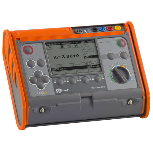 接地抵抗試験機 - MRU-200-GPS - Sonel SA - 連続性 / 電動式 / 漏電