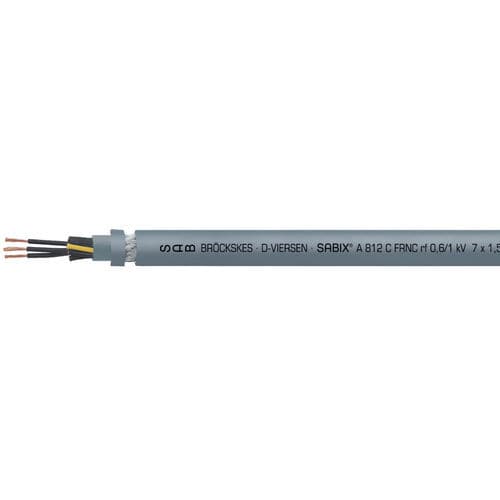 ハロゲン不使用電力ケーブル - SABIX® A 812 C FRNC - SAB BROECKSKES GMBH & Co. KG - 電力 / RF / 絶縁