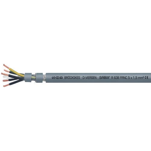 ハロゲン不使用電力ケーブル - SABIX® R 638 FRNC - SAB BROECKSKES GMBH & Co. KG - 電力 / DIN / 絶縁