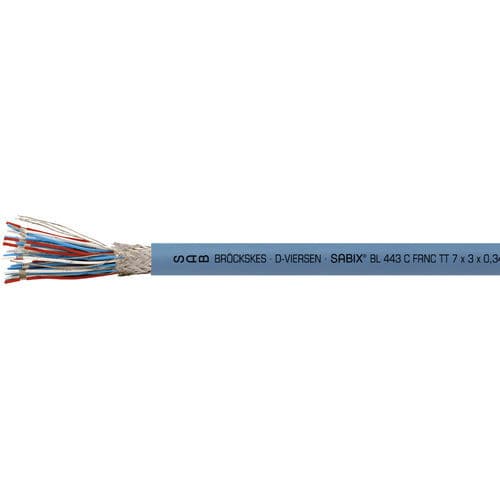 ハロゲン不使用電力ケーブル - SABIX® BL 443 C FRNC TT - SAB BROECKSKES GMBH & Co. KG - データ用 / DIN / 絶縁