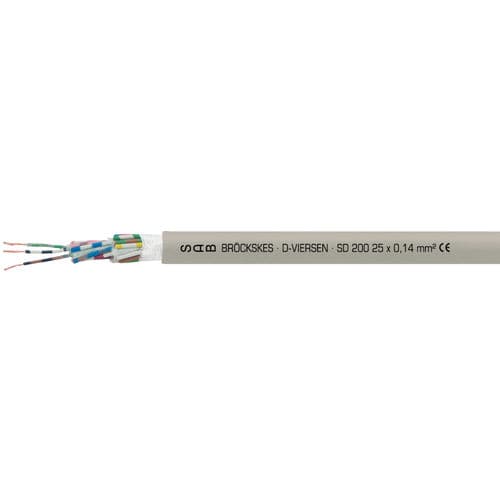 高柔軟性電力ケーブル - SD 200  - SAB BROECKSKES GMBH & Co. KG - データ用 / DIN / 絶縁