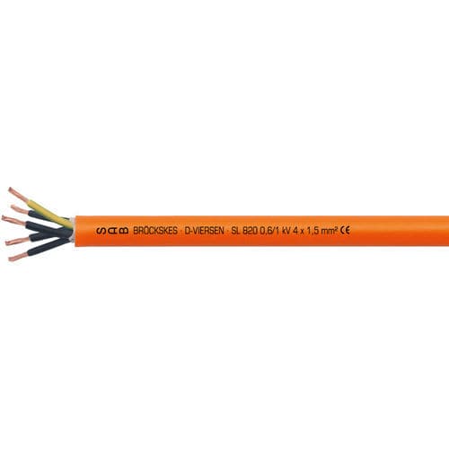 サーボ モーター用電力ケーブル - SL 820 - SAB BROECKSKES GMBH & Co. KG - 電力 / 絶縁 / 耐油性