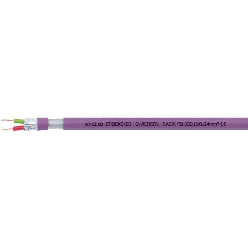 PROFIBUS-DP電力ケーブル - SABIX® PB 630 - SAB BROECKSKES GMBH & Co. KG - データ用 / DIN / 絶縁
