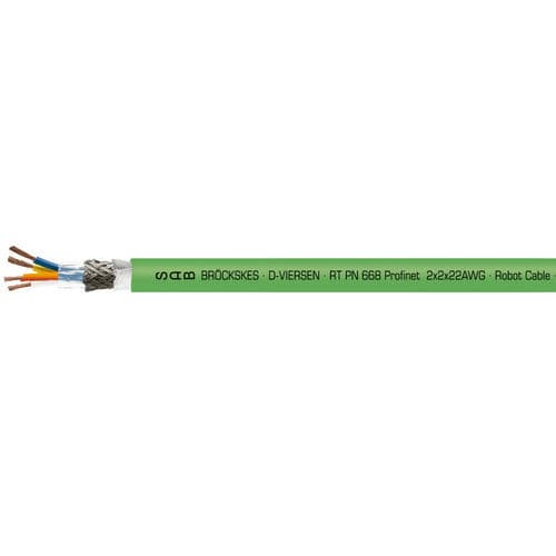 ProfiNet電力ケーブル - RT PN 668 - SAB BROECKSKES GMBH & Co. KG - データ用 / RJ45 / 絶縁