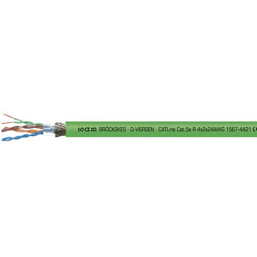 カテゴリー5e電力ケーブル - 1567 series - SAB BROECKSKES GMBH & Co. KG - データ用 / イーサネット / 絶縁
