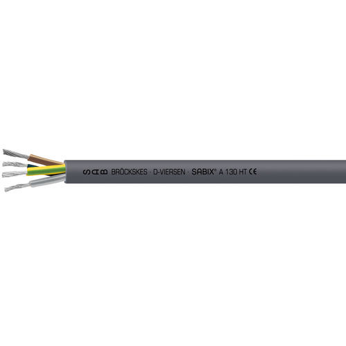 電力電力ケーブル - SABIX® A 130 HT - SAB BROECKSKES GMBH & Co. KG - 絶縁 / 難燃性 / 自動消火機能