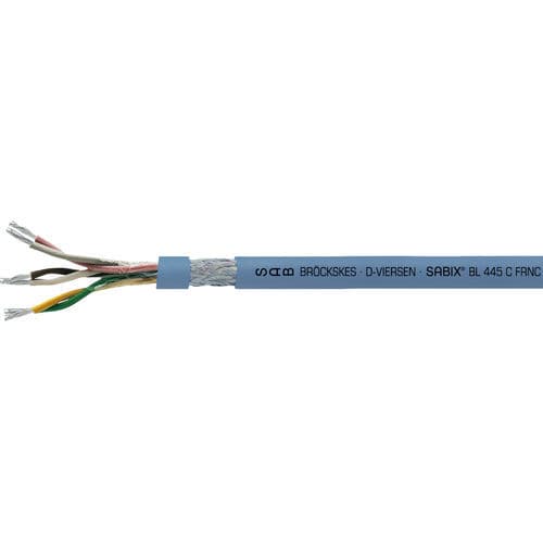 ハロゲン不使用電力ケーブル - SABIX® BL 445 C FRNC TP - SAB BROECKSKES GMBH & Co. KG - データ用 / DIN / 絶縁