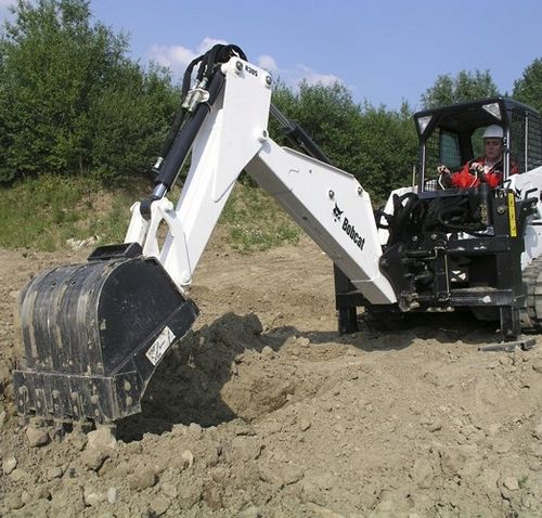 スキッドステアローダー用バックホー - BOBCAT - 油圧式