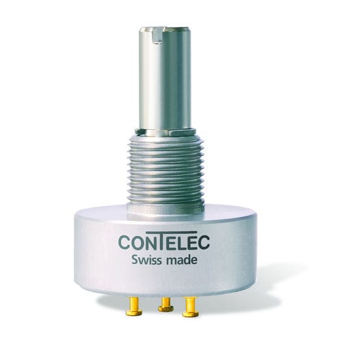 シングルターンポテンショメーター - PL300 - Contelec AG - 電動式 / アナログ / 伝導性プラスチック