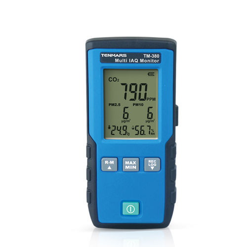 CO2空気質モニタ - TM-380 - Tenmars Electronics - 相対湿度 / PM10 / 温度
