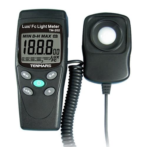 デジタル露出計 - 20 - 200 000 Lux | TM-202 - Tenmars Electronics