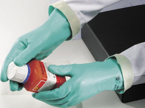 研究所用手袋 - Tricotril® K 836 - Kächele Cama Latex - 切断防止 / 化学防護 / ラテックス製