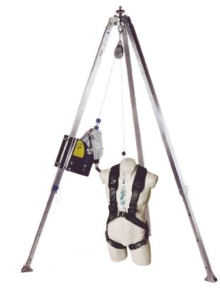 安全三脚 - EN 360, EN 1496 | TPA-53 - Cresto Safety - 落下防止機能付