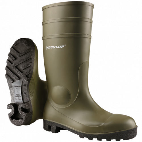 農業用安全ブーツ - 142VP - Dunlop Hevea (IPF) - 滑り防止 / 防水・防塵性能 / 化学防護
