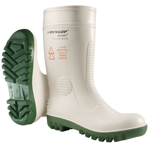 工業用安全ブーツ - A571411 - Dunlop Hevea (IPF) - 滑り防止 / 防水・防塵性能 / 化学防護