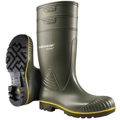 農業用安全ブーツ - B440631 - Dunlop Hevea (IPF) - 滑り防止 / 防水・防塵性能 / 化学防護