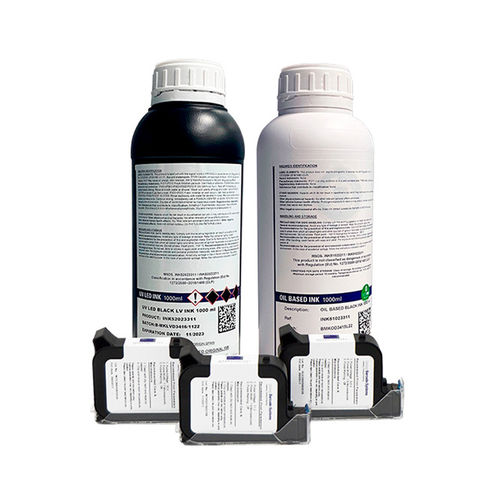 インクジェット印刷用インク - UBS United Barcode Systems - 水性 / 油性 / 溶剤系