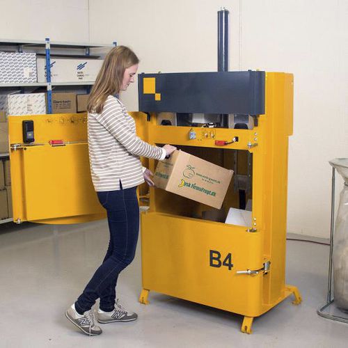 ダンボール紙用梱包機 - B4 - Bramidan Balers - プラスチック用 / 縦型 / トップローディング