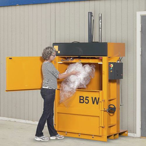 ダンボール紙用梱包機 - B5 Wide - Bramidan Balers - 紙用 / プラスチック用 / 縦型