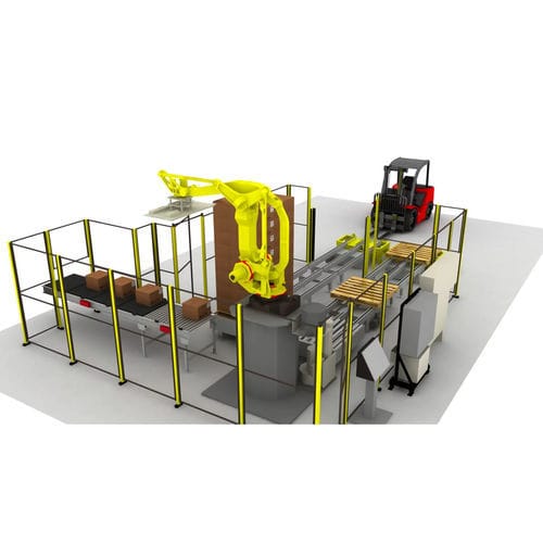 ロボット式パレタイザー - DEMATIC - ダンボール用 / 箱用 / パレット用