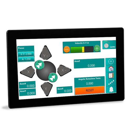 HMIインターフェース用モニター - MTFT15-W - Sipro srl - TFT-LCD / 容量方式タッチスクリーン / 産業用