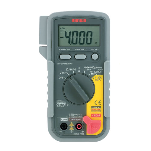 デジタルマルチメーター - PC7000 - Sanwa Electric Instrument - 携帯型 / 1000 V / 10 A
