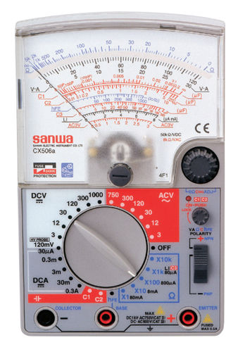 アナログマルチメーター - CX506a - Sanwa Electric Instrument - 携帯型 / 1000 V / 産業用