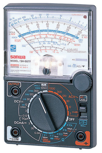 アナログマルチメーター - SH-88TR - Sanwa Electric Instrument - 携帯型 / 1200 V / 産業用