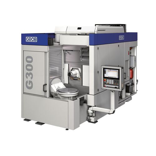 3軸マシニングセンタ - G300 - GROB-WERKE - 横型 / アルミニウム用 / 回転傾斜可能テーブル