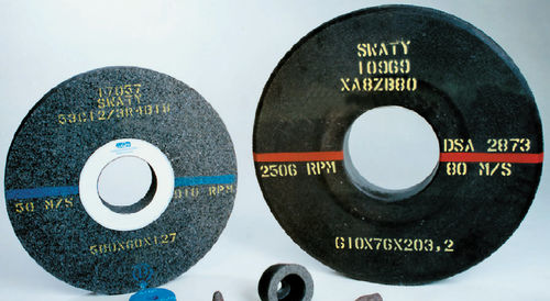 トリミング研削ホイール - CENTROMASKIN - Weiler Abrasives - 円筒形 / 樹脂接着式 CBN