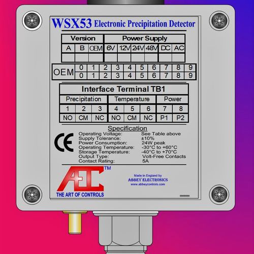 雨センサー - WSX53G24  - Abbey Electronic Controls