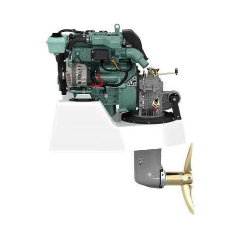 ディーゼルエンジン - D1 series - Volvo Penta - 2気筒 / シリンダー / インライン